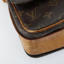 LOUIS VUITTON Monogram Cartouchiere MM Shoulder Bag M51253 LV Auth BA11124-14