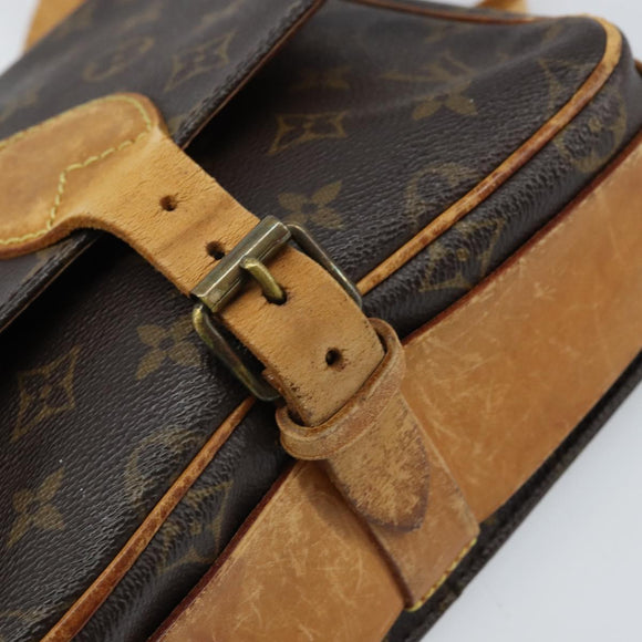 LOUIS VUITTON Monogram Cartouchiere MM Shoulder Bag M51253 LV Auth BA11124