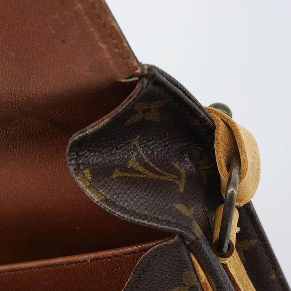 LOUIS VUITTON Monogram Cartouchiere MM Shoulder Bag M51253 LV Auth BA11124