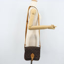 LOUIS VUITTON Monogram Cartouchiere MM Shoulder Bag M51253 LV Auth BA11124-26