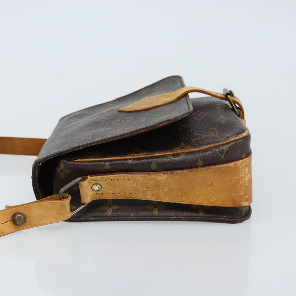 LOUIS VUITTON Monogram Cartouchiere MM Shoulder Bag M51253 LV Auth BA11124