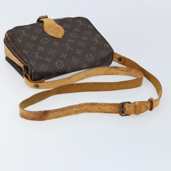 LOUIS VUITTON Monogram Cartouchiere MM Shoulder Bag M51253 LV Auth BA11124