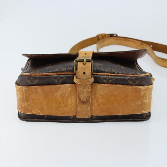 LOUIS VUITTON Monogram Cartouchiere MM Shoulder Bag M51253 LV Auth BA11124