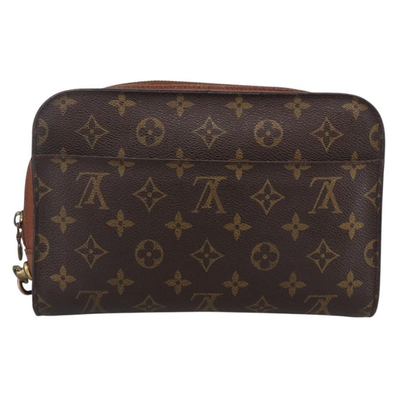 LOUIS VUITTON Monogram Orsay Clutch Bag M51790 LV Auth BA11125