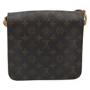 LOUIS VUITTON Monogram Cartouchiere MM Shoulder Bag M51253 LV Auth BA11126-2