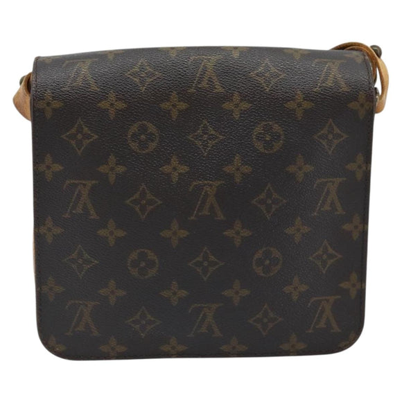 LOUIS VUITTON Monogram Cartouchiere MM Shoulder Bag M51253 LV Auth BA11126