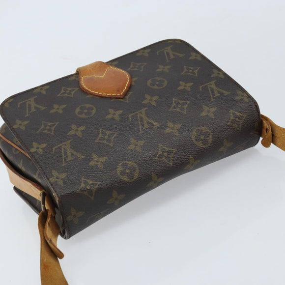 LOUIS VUITTON Monogram Cartouchiere MM Shoulder Bag M51253 LV Auth BA11126