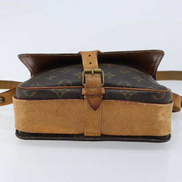 LOUIS VUITTON Monogram Cartouchiere MM Shoulder Bag M51253 LV Auth BA11126
