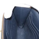 CELINE Trifold Wallet Chain Bag Leather Multicolor Gold Auth BA11127-20