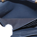 CELINE Trifold Wallet Chain Bag Leather Multicolor Gold Auth BA11127-21