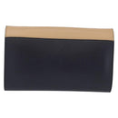 CELINE Trifold Wallet Chain Bag Leather Multicolor Gold Auth BA11127-2