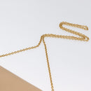 CELINE Trifold Wallet Chain Bag Leather Multicolor Gold Auth BA11127-8