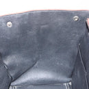 CELINE Trapeze Hand Bag Leather 2way Red Silver Auth BA11130-23