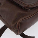 GUCCI Bamboo Backpack Leather Brown Gold 003 2058 0030 Auth BA11134-9