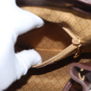 GUCCI Bamboo Backpack Leather Brown Gold 003 2058 0030 Auth BA11134-25