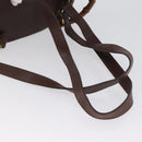 GUCCI Bamboo Backpack Leather Brown Gold 003 2058 0030 Auth BA11134-8