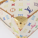 LOUIS VUITTON Monogram Multicolor Trouville Bag White M92663 LV Auth BA11135-9