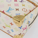 LOUIS VUITTON Monogram Multicolor Trouville Bag White M92663 LV Auth BA11135-14