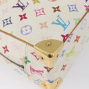 LOUIS VUITTON Monogram Multicolor Trouville Bag White M92663 LV Auth BA11135-15