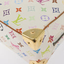 LOUIS VUITTON Monogram Multicolor Trouville Bag White M92663 LV Auth BA11135-16