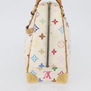 LOUIS VUITTON Monogram Multicolor Trouville Bag White M92663 LV Auth BA11135-3