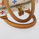 LOUIS VUITTON Monogram Multicolor Trouville Bag White M92663 LV Auth BA11135-7