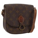 LOUIS VUITTON Monogram Saint Cloud PM Shoulder Bag M51244 LV Auth BA11138-1