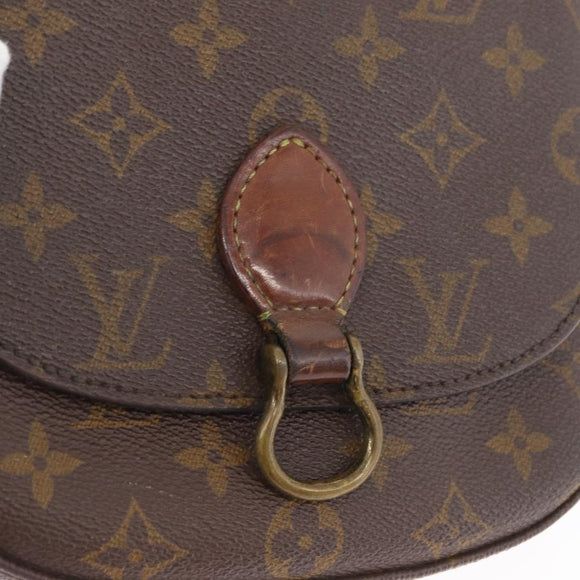 LOUIS VUITTON Monogram Saint Cloud PM Shoulder Bag M51244 LV Auth BA11138