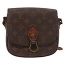 LOUIS VUITTON Monogram Saint Cloud PM Shoulder Bag M51244 LV Auth BA11138-2