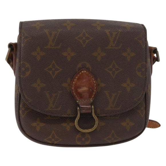 LOUIS VUITTON Monogram Saint Cloud PM Shoulder Bag M51244 LV Auth BA11138