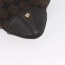 GUCCI GG Canvas Shoulder Bag Outlet Brown Gold 272396 Auth BA11139-15