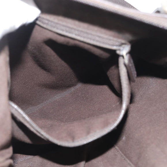 GUCCI GG Canvas Shoulder Bag Outlet Brown Gold 272396 Auth BA11139