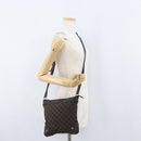 GUCCI GG Canvas Shoulder Bag Outlet Brown Gold 272396 Auth BA11139-22