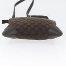 GUCCI GG Canvas Shoulder Bag Outlet Brown Gold 272396 Auth BA11139-5