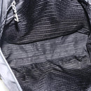 PRADA Tote Bag Nylon Black Silver Auth BA11146V-11