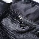 PRADA Tote Bag Nylon Black Silver Auth BA11146V-22