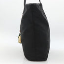 PRADA Tote Bag Nylon Black Silver Auth BA11146V-4