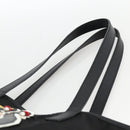 PRADA Tote Bag Nylon Black Silver Auth BA11146V-8