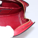 LOUIS VUITTON Epi Dauphine PM Pouch Castilian Red M48447 LV Auth BA11147-17