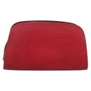 LOUIS VUITTON Epi Dauphine PM Pouch Castilian Red M48447 LV Auth BA11147-2