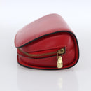 LOUIS VUITTON Epi Dauphine PM Pouch Castilian Red M48447 LV Auth BA11147-3