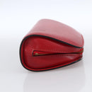LOUIS VUITTON Epi Dauphine PM Pouch Castilian Red M48447 LV Auth BA11147-4