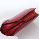 LOUIS VUITTON Epi Dauphine PM Pouch Castilian Red M48447 LV Auth BA11147-5