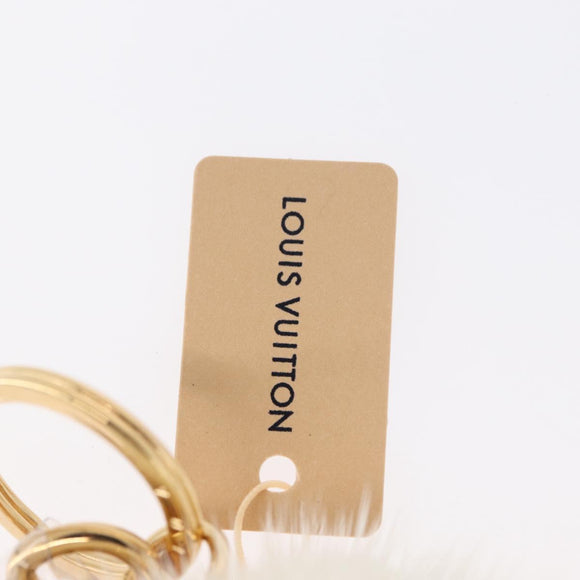 LOUIS VUITTON Porte Cles Snow Vivienne Key Holder White M00554 LV Auth BA11149M