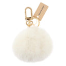 LOUIS VUITTON Porte Cles Snow Vivienne Key Holder White M00554 LV Auth BA11149M-7