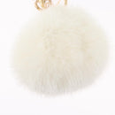 LOUIS VUITTON Porte Cles Snow Vivienne Key Holder White M00554 LV Auth BA11149M-8