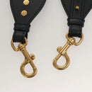 Christian Dior Oblique Wicker Shoulder Bag Rattan Navy Brown gold Auth BA1114AM-24