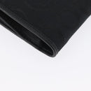 Salvatore Ferragamo Gancini Compact Wallet Nylon Leather Black Auth BA11154V-15