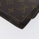 LOUIS VUITTON Monogram Pochette Rabat 20 Clutch Bag M51935 LV Auth BA11156-16