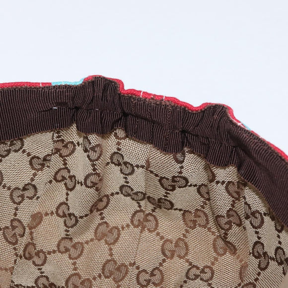 GUCCI GG Canvas Cap S Multicolor 751544 Auth BA11157M